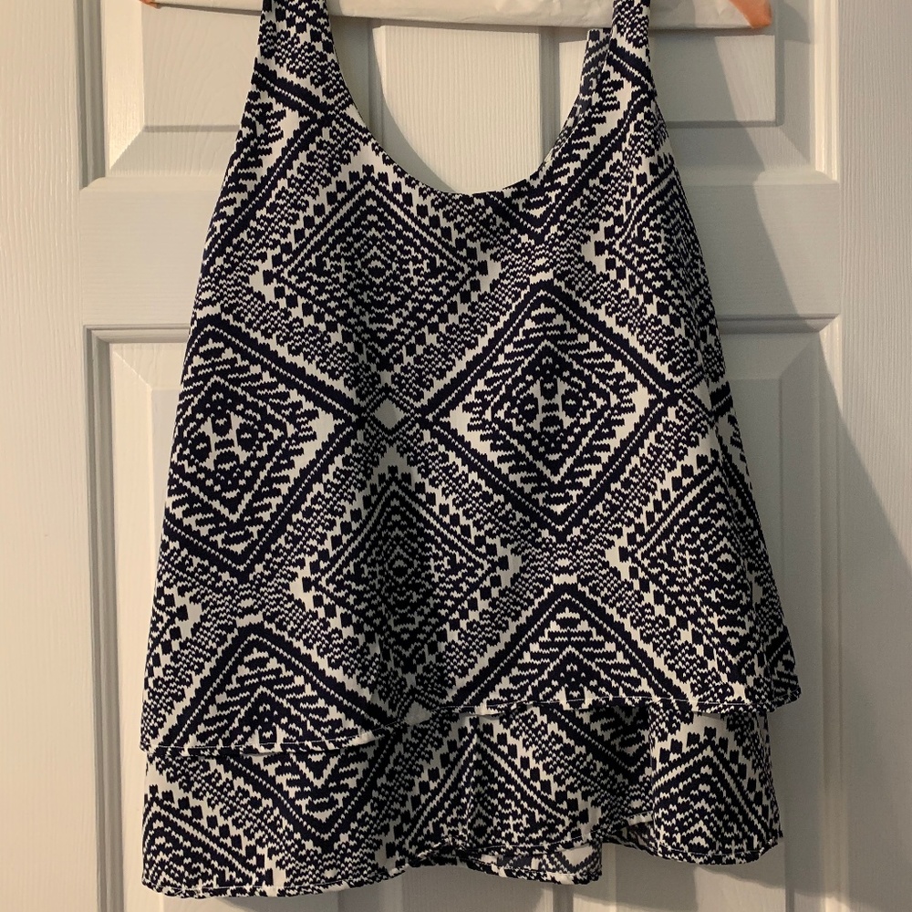 Love Lucy Love layered sleeveless blouse